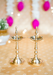 Brass Mini Samai (Set of 2)